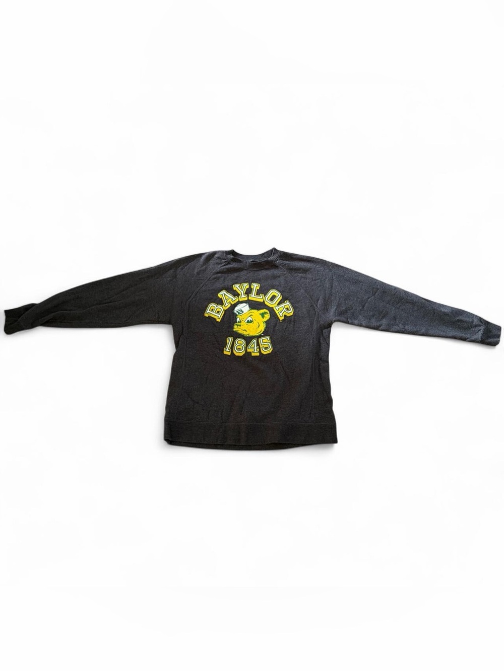 Baylor 1845 Black Long-Sleeve Sweatshirt